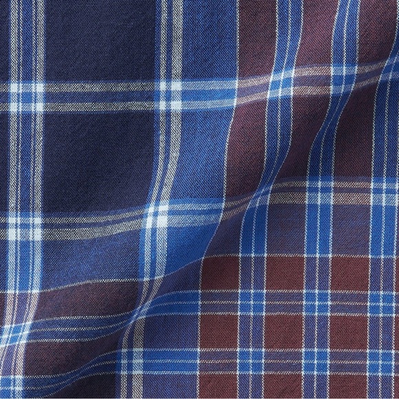 **SOLD** MUJI Madras Check Sleeveless Blouse Top size XS NWT - Picture 8 of 8